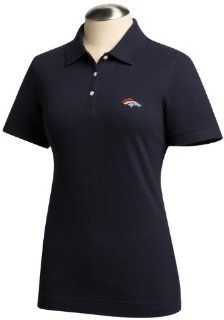 NFL Denver Broncos Women's Ace Polo, Navy Blue : Clothing