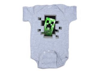 Minecraft   Creeper Inside Onesie, 18 Months: Infant And Toddler Bodysuits: Clothing