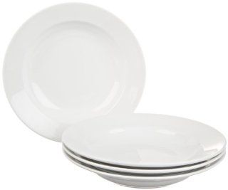 BIA Cordon Bleu Bistro Rim Soup Bowls, Set of 4, White: Kitchen & Dining