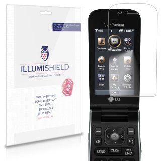 iLLumiShield   LG Exalt Screen Protector Japanese Ultra Clear HD Film with Anti Bubble and Anti Fingerprint   High Quality (Invisible) LCD Shield   Lifetime Replacement Warranty   [3 Pack] OEM / Retail Packaging (Model(s): VN360): Cell Phones & Accesso