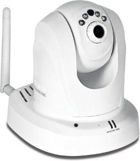 TRENDnet Wireless N Pan, Tilt, Zoom Network Cloud Surveillance Camera with 1 Way Audio and Night Vision, TV IP851WIC (White) : Trendnet Ip Camera : Camera & Photo