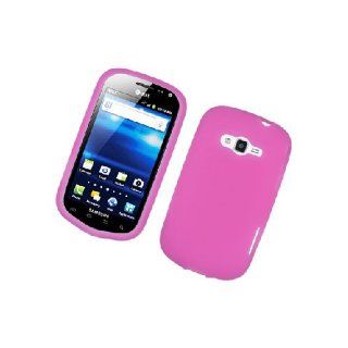 Samsung Galaxy Reverb M950 SPH M950 Hot Pink Soft Silicone Gel Skin Cover Case: Cell Phones & Accessories