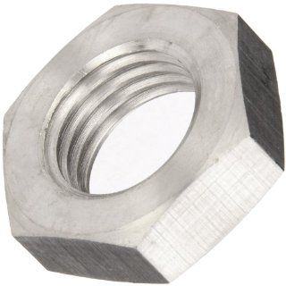 Metric DIN 934 Plain 18 8 Stainless Steel Hex Nut, M3 0.5 Thread Size, 5.5 mm Width Across Flats, 2.4 mm Thick (Pack of 100): Industrial & Scientific