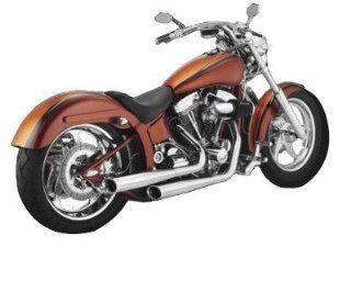 BUB 7 2 Into 2 Exhaust, Harley davidson Fxst 86 09 with Adjustable Position Muffler: Automotive