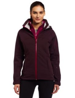 Salomon Women's Snowtrip III Jacket, Dark Plum X/Purple Iris, X Large : Skiing Jackets : Sports & Outdoors