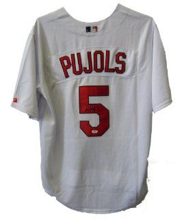 Albert Pujols Autographed Jersey   St. Louis Cardinals   Ace Certified: Sports Collectibles