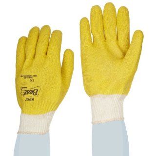 Showa Best 961 KPG Fully Coated PVC Glove, Seam Free Cotton Knit Wrist Liner, General Purpose Work, Large (Pack of 12 Pairs): Industrial & Scientific
