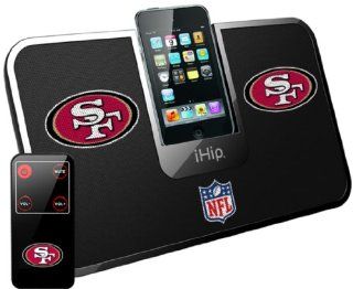 iHip Official NFL   SAN FRANCISCO 49ER's   Portable iDock Stereo Speaker with Wireless Remote NFV5000SAF  Players & Accessories