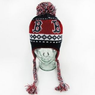MLB Boston Red Sox Abomination Knit, Navy, One Size  Sports Fan Knit Caps  Clothing