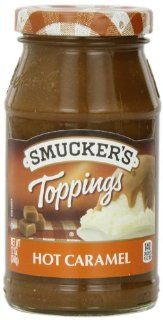 Smucker's Hot Caramel Flavored Topping, 12 Ounce (Pack of 6) : Dessert Toppings : Grocery & Gourmet Food
