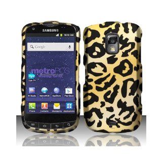 Yellow Cheetah Hard Cover Case for Samsung Galaxy S Lightray 4G SCH R940 Cell Phones & Accessories