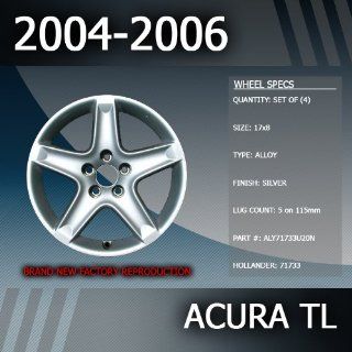 2004 2006 Acura TL Factory 17" Rims Wheels Set of 4: Automotive
