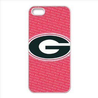iPhone 5 & 5s Case   NCAA Georgia Bulldogs Logo Accessories TPU Covers Cases for Apple iPhone 5 & 5s Cell Phones & Accessories