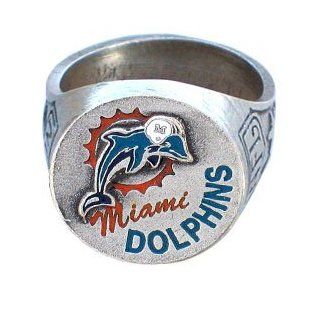 Miami Dolphins Ring   NFL Football Fan Shop Sports Team Merchandise : Sports & Outdoors