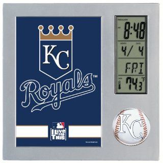 MLB Kansas City Royals Digital Desk Clock : Sports Fan Wall Clocks : Sports & Outdoors