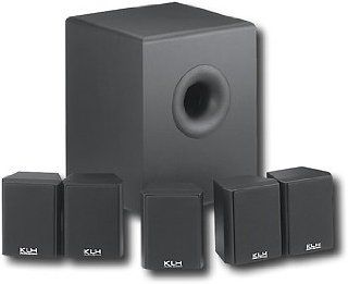 KLH HTA 4100 6 Pc.(5.1 Surround Sound)Home Theater System with Powered Subwoofer: Electronics