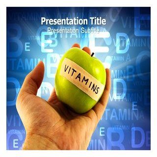 Vitamins Powerpoint (PPT) Templates   Vitamins Powerpoint PPT Presentation Slides: Software
