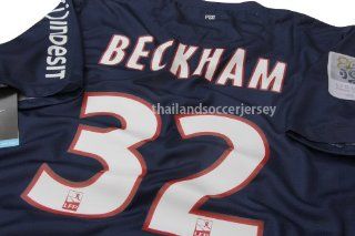 DAVID BECKHAM #32 New 12 13 PSG Paris Saint Germain L1 Home Football Shirt Jersey (US Small) : Soccer Jerseys : Sports & Outdoors