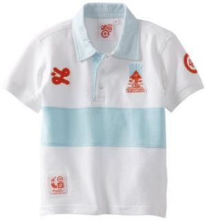 LRG   Kids Boys 2 7 Toddler Down From Earth Polo, White, 4/Toddler: Clothing