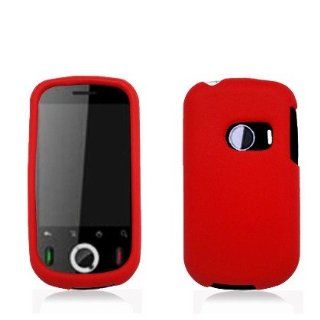 Solid Red Silicone Skin Gel Cover Case For Huawei M835: Cell Phones & Accessories
