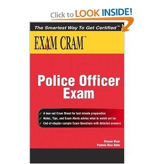 Police Officer Exam Cram Rizwan Khan, Pamela Rice Hahn 9780789732743 Books