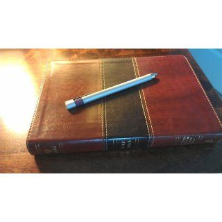 HCSB Large Print Ultrathin Reference Bible, Mahogany LeatherTouch: Holman Bible Staff: 9781433602986: Books