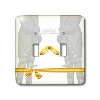 lsp_164714_2 Doreen Erhardt Wedding Collection   Two Grooms in Wedding Tuxes with Gold Wedding Bands   Light Switch Covers   double toggle switch    