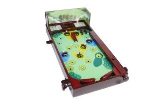 Wooden Arcade Pinball Machine Executive Novelty Game For Golf Sports Lovers: Toys & Games