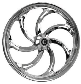 18 x 3.5 FLST SD Front Storm Chrome Billet Wheel   Frontiercycle (Free U.S. Shipping) Automotive