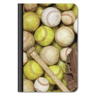 iPad Mini Case   Baseball and Softball Image   360 Degrees Rotatable Case: Computers & Accessories
