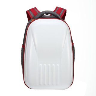 PartyPrince Iron Man Design Hard Shell Laptop Backpack, White: Computers & Accessories