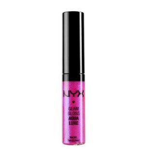 NYX Glam Lip Gloss Aqua Luxe (GLG11   Velvet Ropes): Health & Personal Care
