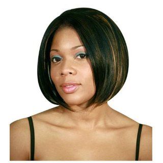 APLUS Ozone Lace Front Wig 001SH Color #1B Off Black : Hair Extensions : Beauty