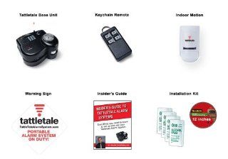 Tattletale Alarm System Bundle   Base Unit, Keychain Remote, and 1 Indoor Motion Detector : Home Security Systems : Camera & Photo
