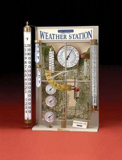 Weather Station Display Large Thermometer Set : Galileo Thermometer : Patio, Lawn & Garden