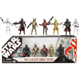 Star Wars: 30th Anniversary Collection   Mandalorians and Clone Troopers Action Figure Multi Pack: Toys & Games