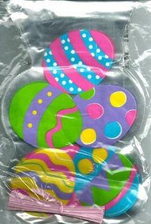 Shaped Easter Egg Cellophane Treat Bags 20 ct.: Toys & Games