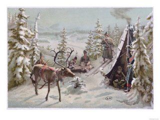 North Sweden: Autumnal Migration in Lapland Around Lulea, Late 19th Century Giclee Print Art (24 x 18 in) : Everything Else