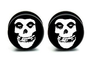 Pair of Acrylic Misfits ear plug gauges tunnel screw on 5/8"=16mm : Other Products : Everything Else