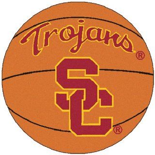 FANMATS NCAA Univ of Southern California Trojans Nylon Face Basketball Rug: Automotive
