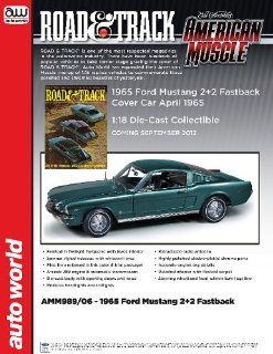 1965 Ford Mustang 2+2 Fastback 1/18 Green: Ertl American Muscle: Toys & Games
