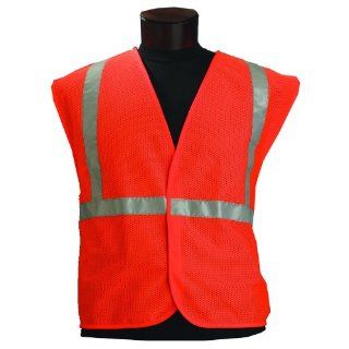 Jackson Safety ANSI Class 2 Standard Style Mesh Polyester Safety Vest with Silver Reflective: Industrial & Scientific