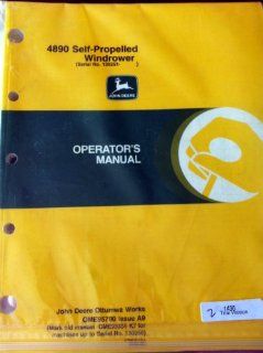 John Deere 4890 Self Propelled windrower Operators Manual s/n 130251 : Everything Else