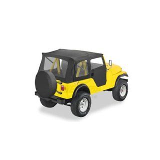 Bestop Jeep CJ CJ5 Bestop Supertop Soft Top Kit 55 75 Black Dn: Automotive