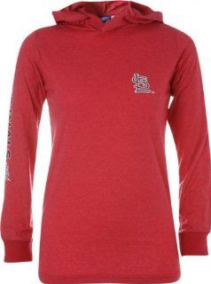 St. Louis Cardinals Women's Old School Knit Hooded Tee : Athletic T Shirts : Sports & Outdoors
