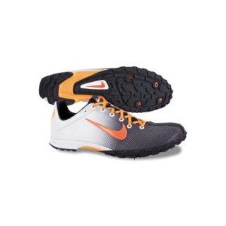 Nike Zoom Waffle XC VII Cross Country Running Spike Shoes White,Orange,Gray Unisex 11.5: Shoes