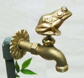 Solid Brass Frog Faucet   PA23 : Outdoor Faucets : Patio, Lawn & Garden