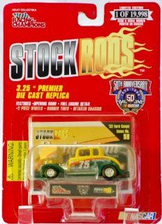1998   Racing Champions   Stock Rods   NASCAR 50th Anniversary   #75 Rick Mast   1932 Ford Coupe   Issue #98   Remington Arms   w/ Collector Card   1 of 19,998   Numbered   Out of Production   Rare   New   Collectible: Toys & Games