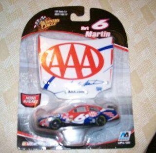 2006 Mark Martin Ford Fusion AAA #6 1/64 Scale Diecast and Bonus Matching Magnet Hood Winners Circle: Toys & Games