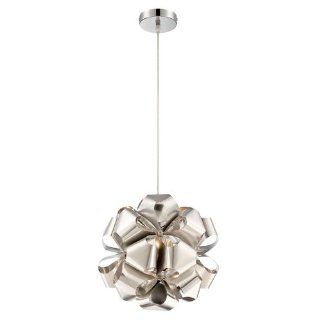 Alternating Current AC1111 Mini Pendant with Polished Stainless Steel Shades   Ceiling Pendant Fixtures  